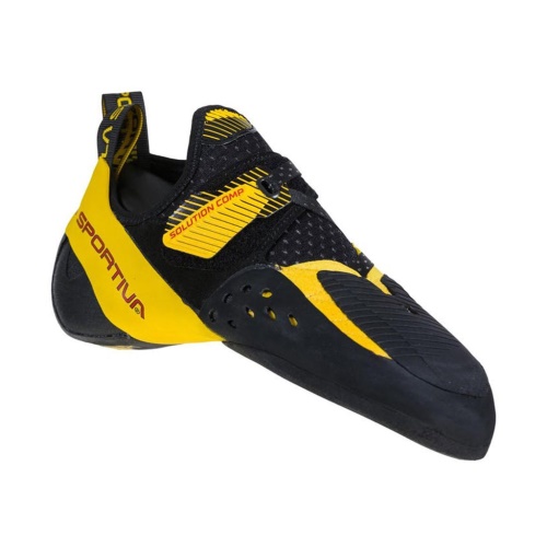 La Sportiva UK Black Yellow Solution Comp Mens Climbing Shoe