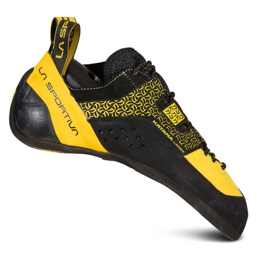La Sportiva UK Yellow Black Katana Lace Mens Climbing Shoe