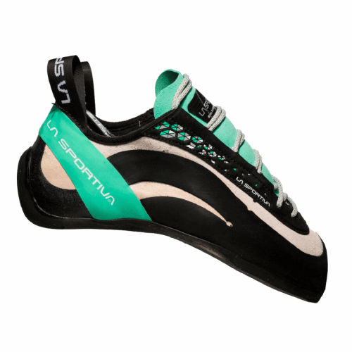 Miura Womens Climbing Shoe La Sportiva UK White Jade Green