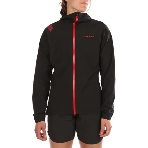 Run Womens Jacket La Sportiva UK Black Hibiscus