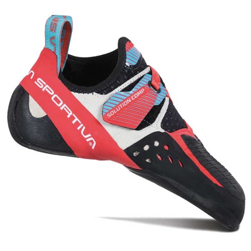 Solution Comp Womens Climbing Shoe Hibiscus Malibu Blue La Sportiva UK