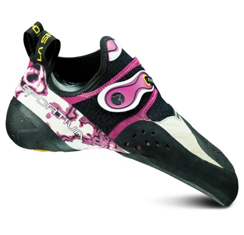 Solution Womens Climbing Shoe La Sportiva UK White Pink