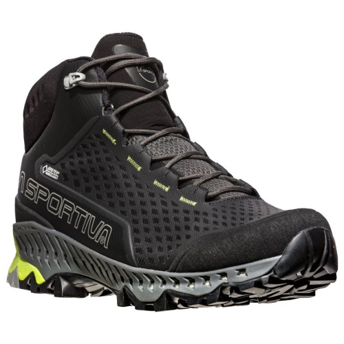 Stream Gtx Mens Hiking Boot La Sportiva UK Carbon Apple Green