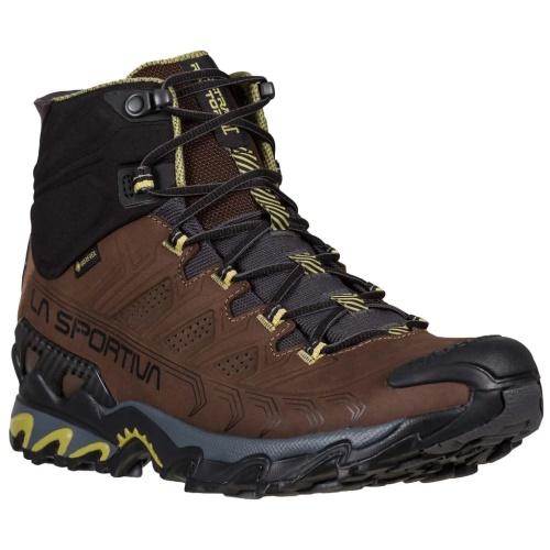 Ultra Raptor Ii Mid Leather Wide Gtx Mens Hiking Boot Chocolate Cedar La Sportiva UK