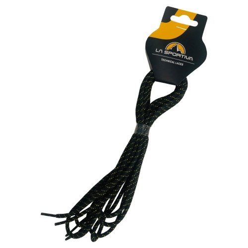 La Sportiva UK Black Yellow Shoelaces