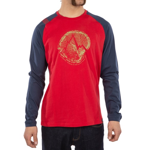 Cross Section Long Sleeve M La Sportiva UK Tango Red Night Blue