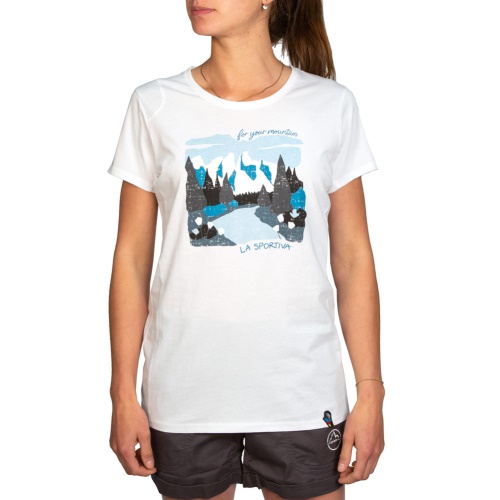 La Sportiva UK White Valley T-Shirt W
