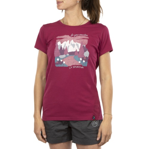 Valley T-Shirt W Red Plum La Sportiva UK