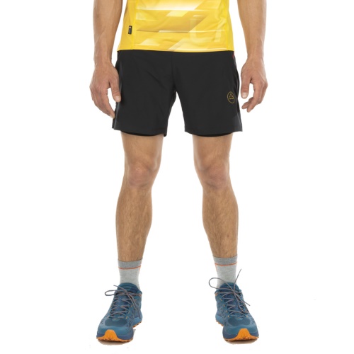 La Sportiva UK Black Yellow Ultra Distance Short 7'' M