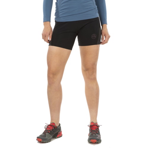 La Sportiva UK Black Red Plum Triumph Tight Short W