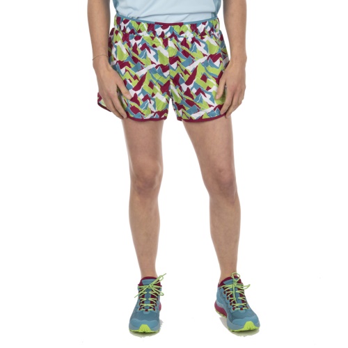 La Sportiva UK Red Plum Lime Green Timing Short W