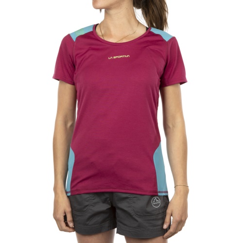 Compass T-Shirt W La Sportiva UK Red Plum Topaz