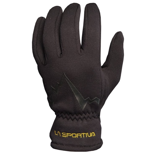 La Sportiva UK Black Yellow Stretch Gloves